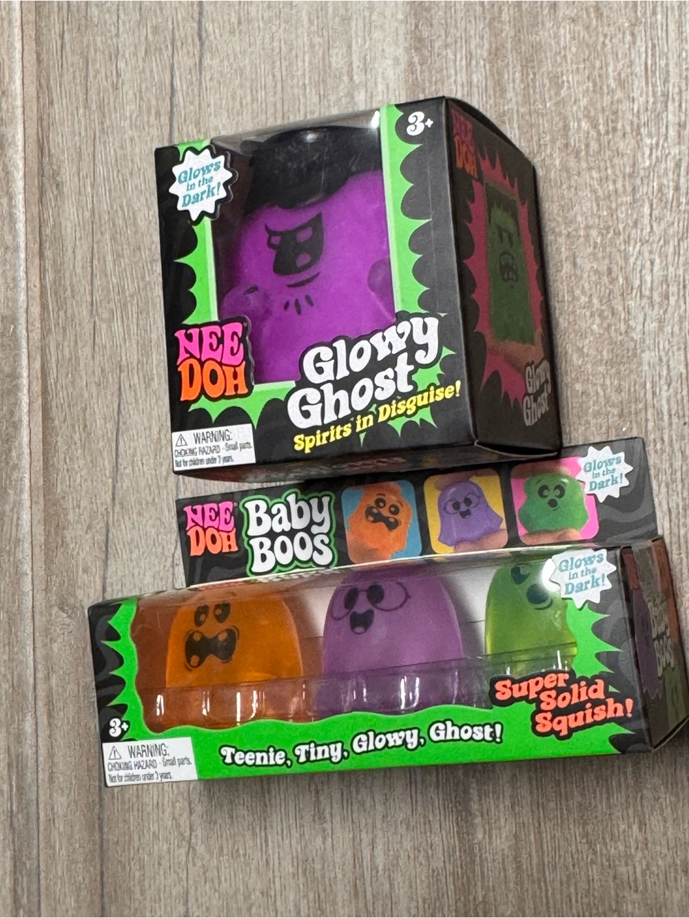 NeeDoh Glowy Ghost & Baby Boos